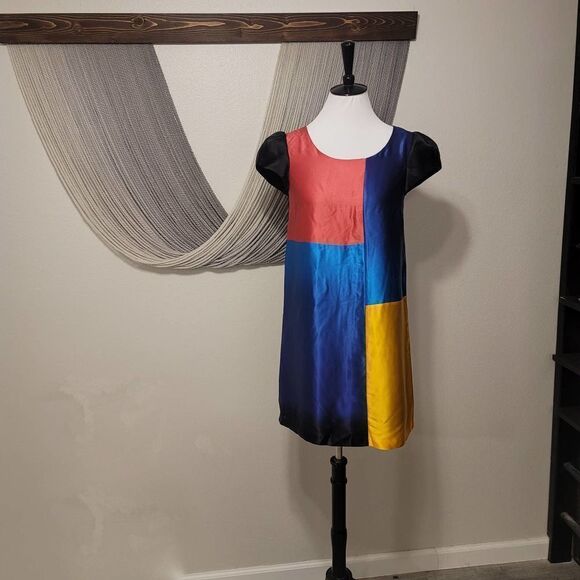 Kensie Watercolor Dress Sz S - Picture 1 of 3